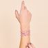 Licorne Rose | Argent | Bracelet de perles de verre sirène